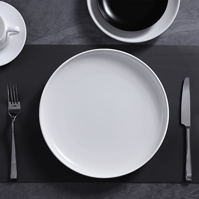 Platos de entrada personalizados plato de postre de cena redondo italiano mejores platos de porcelana blanca para restaurantes vajilla fiesta alquiler