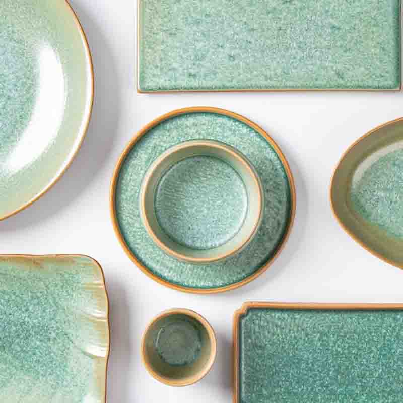 Fabricante mayorista de vajillas de cerámica con placa de porcelana para hotel