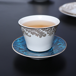 Juego de tazas de té y café árabe de porcelana china para restaurante