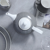 Vajilla de cerámica gris para restaurante, juego de vajilla moderno de lujo, juegos de vajilla, juego de vajilla de porcelana de lujo