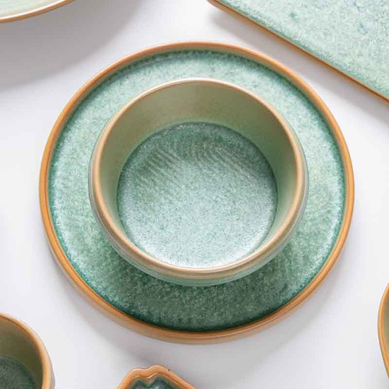 Fabricante mayorista de vajillas de cerámica con placa de porcelana para hotel