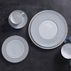 Vajilla blanca de porcelana de hueso Porcelana de porcelana de hueso Vajilla de porcelana de hueso