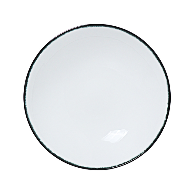 Juego de cena de porcelana fina minimalista Juego de platos de restaurante de porcelana fina Vajilla