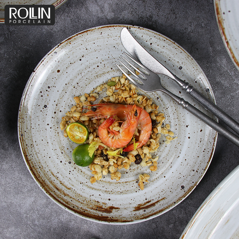 Venta al por mayor Juego de vajilla Juego de platos vintage Vajilla 