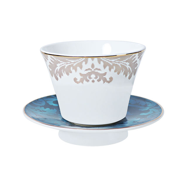 Juego de tazas de té y café árabe de porcelana china para restaurante
