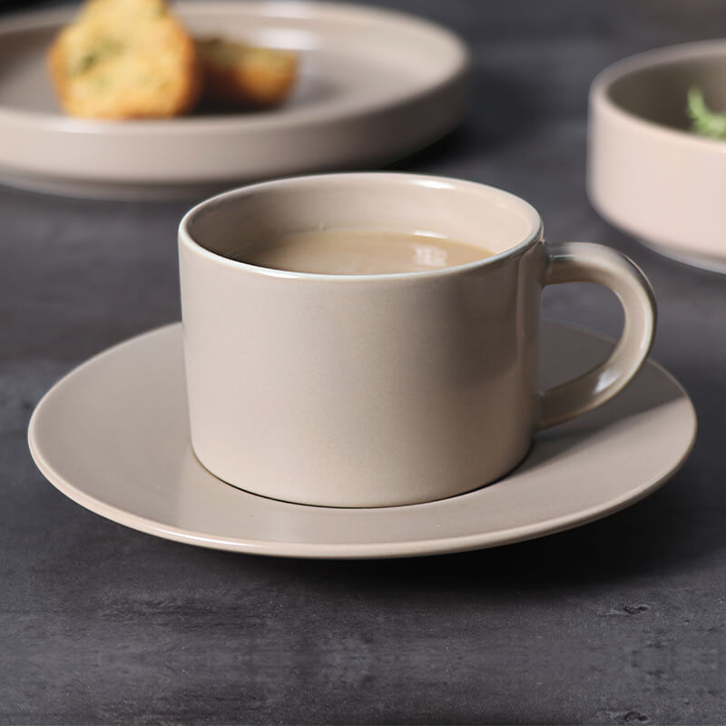 Plato llano de porcelana del hotel para servicio de catering