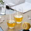 Vaso de cristal para beber whisky, vaso alto 