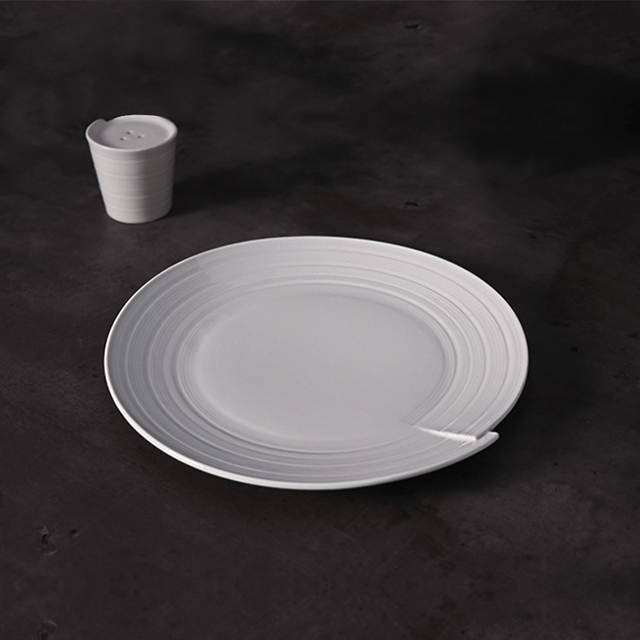 Cocina Hotel Vajilla White Wave Vajilla y platos