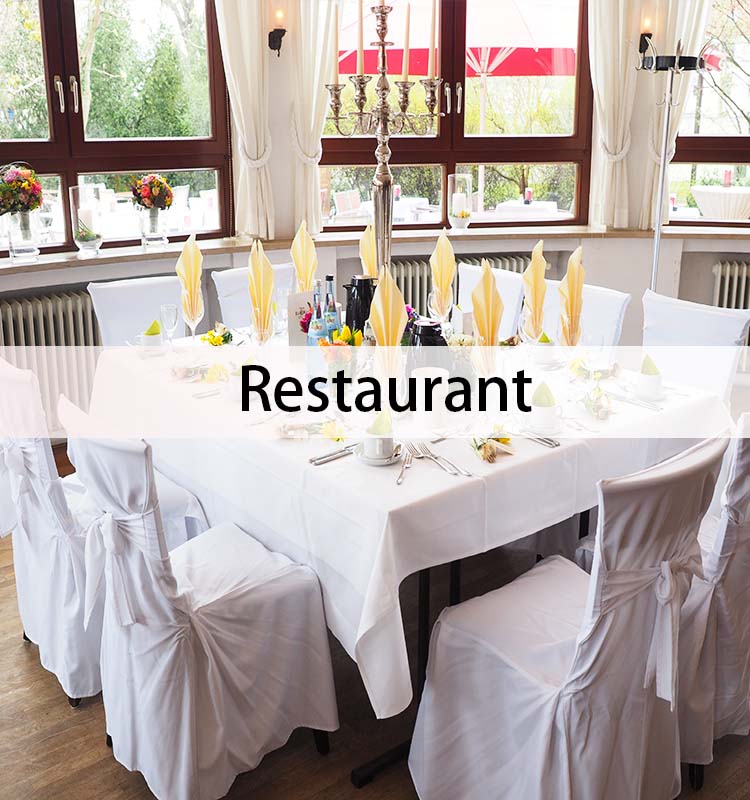 Arreglo de vajilla de restaurante
