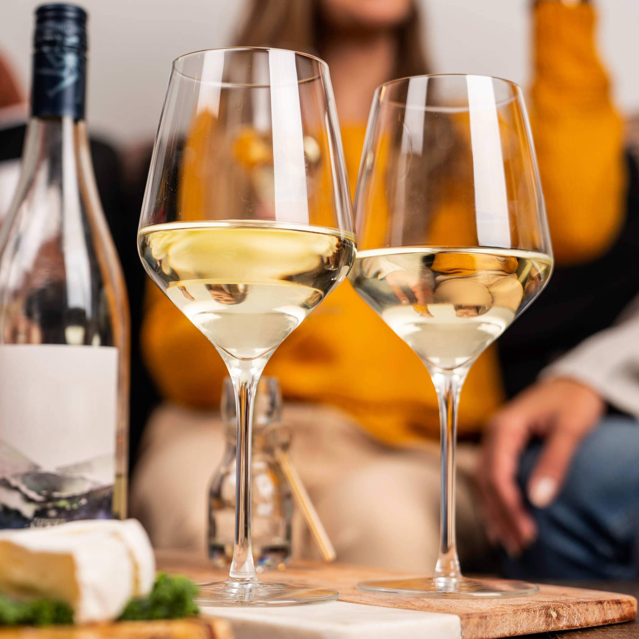 Vasos para beber de hospitalidad sin plomo de 16 onzas Copa de vino con tazón angular