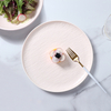 Vajilla de lujo de estilo nórdico, juego de platos de cerámica rosa, vajilla de porcelana, juego