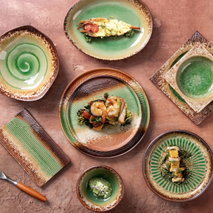 Platos y tazones de porcelana Vajilla comercial