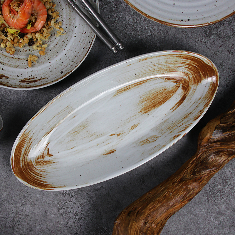 Venta al por mayor Juego de vajilla Juego de platos vintage Vajilla 