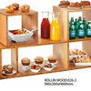Buffet de madera Display Rack Catering Carpintería para Hotel