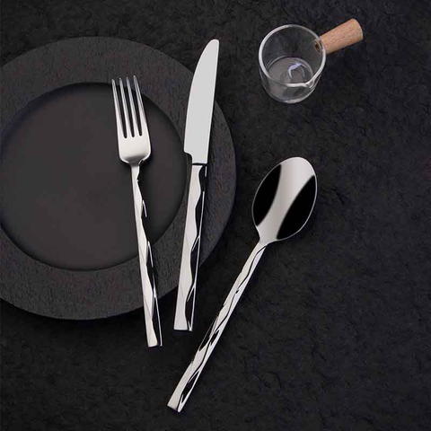 Cubiertos de hotel Acero inoxidable 304 Cuchillo Tenedor Cuchara