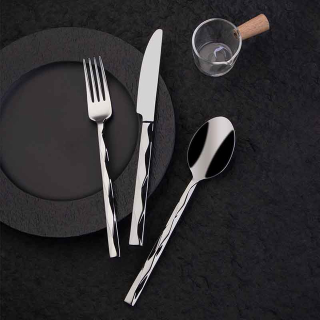 Cubiertos de hotel Acero inoxidable 304 Cuchillo Tenedor Cuchara