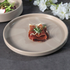 Plato llano de porcelana del hotel para servicio de catering