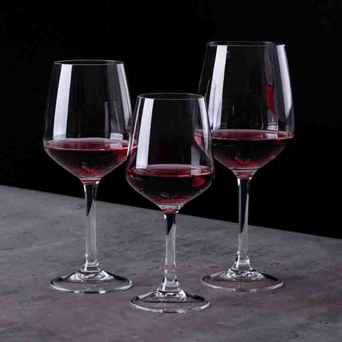 Copa de vino de hotel Cristalería transparente comercial