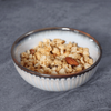 Plato llano de porcelana azul