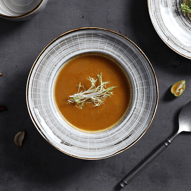 Plato Redondo De Porcelana De 25Cm Para Restaurante Platos Super De Gres Para Amazon 