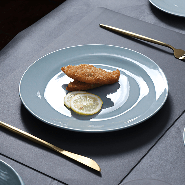 Juegos de platos nórdicos Juego de cena de lujo Juego de vajilla de cerámica Platos de vajilla Juego de cuencos y platos de cerámica