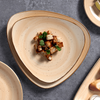 Artículos para el hogar, platos de restaurante, plato de desayuno, plato de pavo de cerámica italiano grande moderno