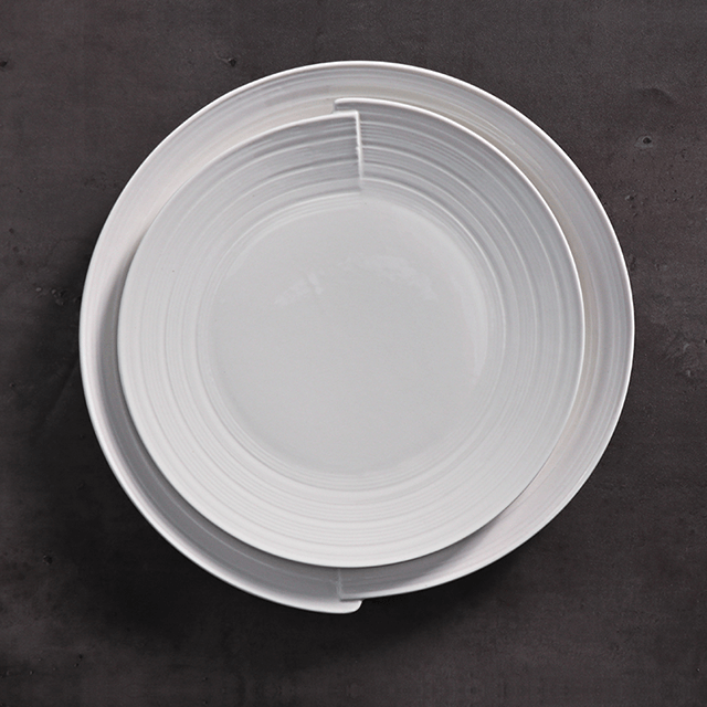 Cocina Hotel Vajilla White Wave Vajilla y platos