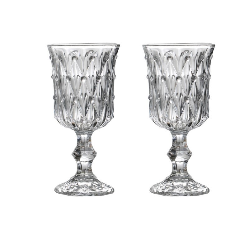 Juego de regalo para el hogar y el restaurante de copas de Bar, copas de color verde blanco de 7,5 oz para vino