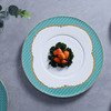 Platos de catering de porcelana de hueso