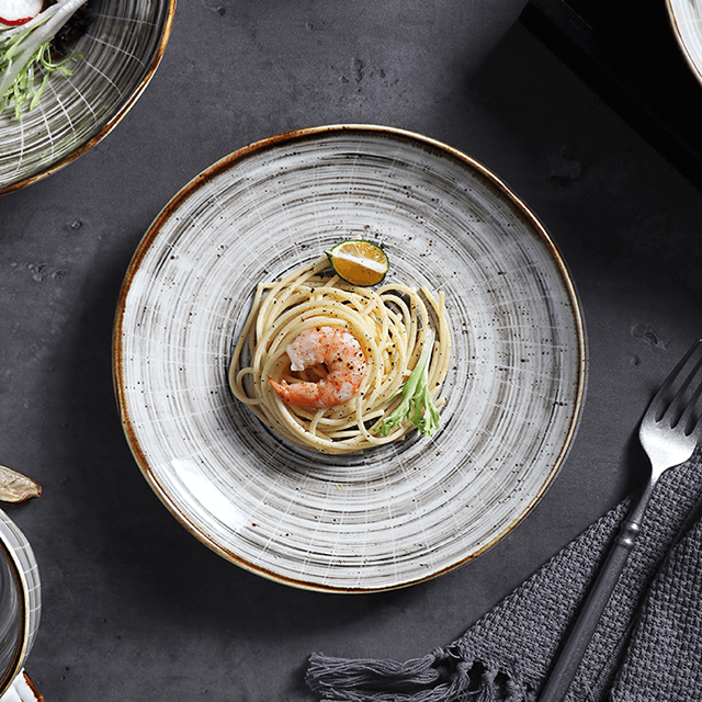 Plato Redondo De Porcelana De 25Cm Para Restaurante Platos Super De Gres Para Amazon 