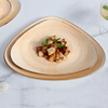 Artículos para el hogar, platos de restaurante, plato de desayuno, plato de pavo de cerámica italiano grande moderno