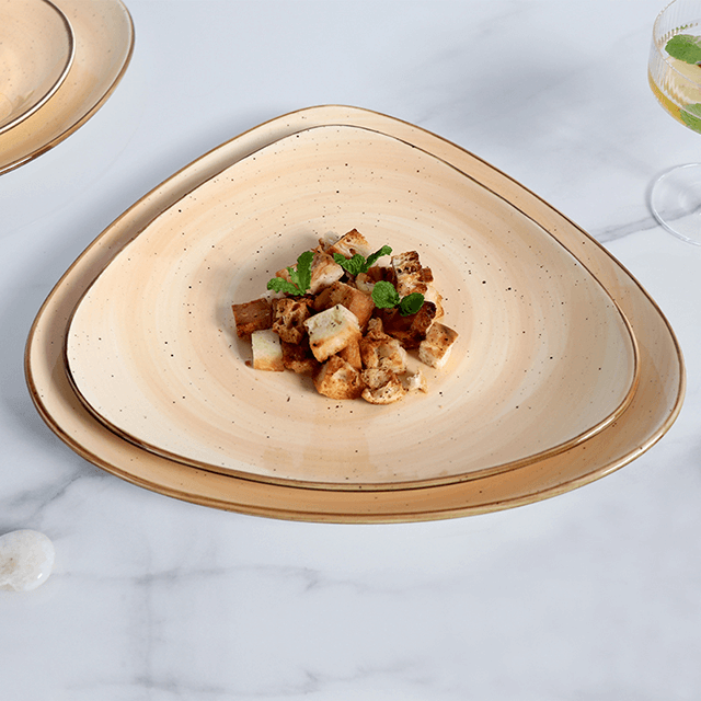 Artículos para el hogar Platos de restaurante Plato de desayuno Plato de pavo de cerámica italiano grande moderno