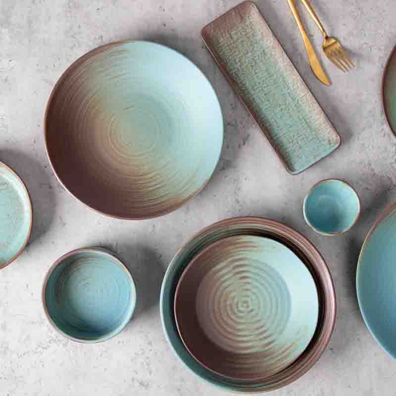 Vajilla de cerámica directa de fábrica de platos de porcelana