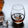 Vaso de cristal para beber whisky, vaso alto 