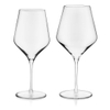 Copa de vino angular sin plomo del cuenco de los vasos de consumición de la hospitalidad 16-onza
