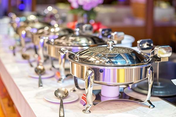 Platos para calentar para restaurantes buffet