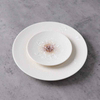 Fabricante de vajillas de cerámica con placa de porcelana para hotel