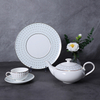 Vajilla blanca de porcelana de hueso Porcelana de porcelana de hueso Vajilla de porcelana de hueso