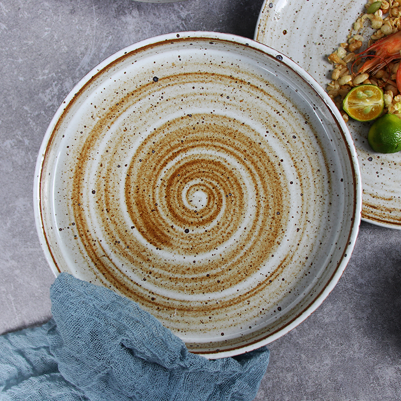 Restaurante Vajilla Debajo De Gres Esmaltado Utensilios De Cocina Platos De Porcelana Y Platos De Vajilla Platos De Cena Redondos