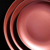 Vajilla de marca famosa Platos de restaurante negros y rojos