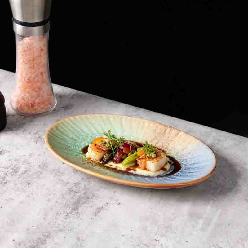 Juego de platos de hotel de proveedor de vajillas de porcelana