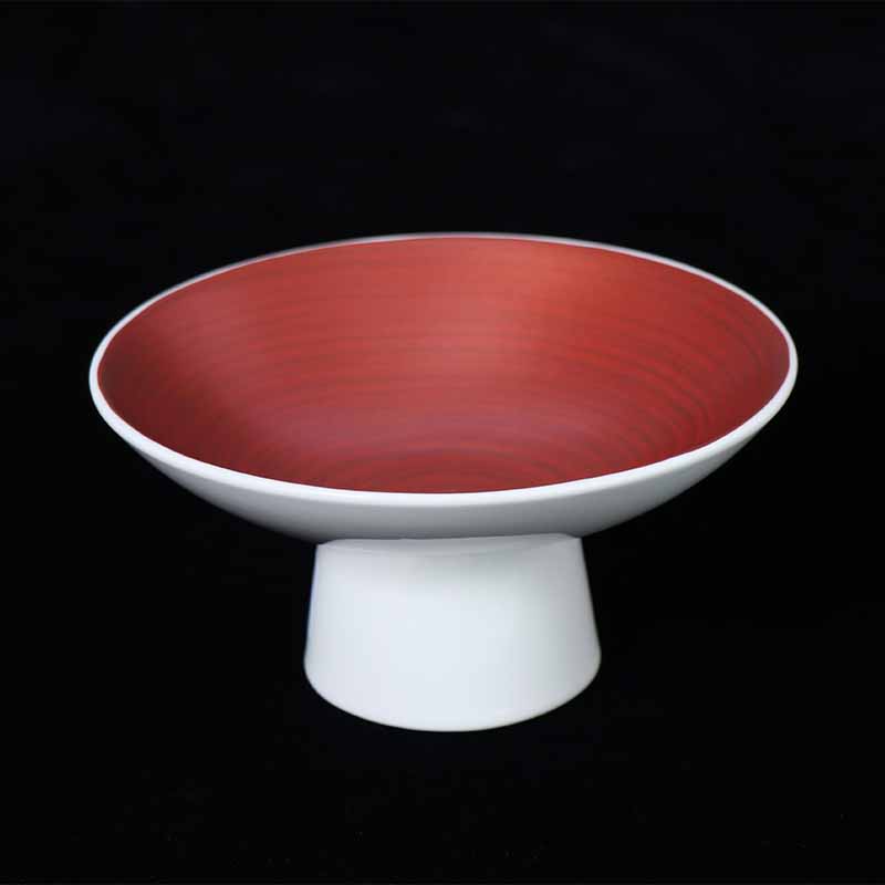 Vajilla de marca famosa Platos de restaurante negros y rojos